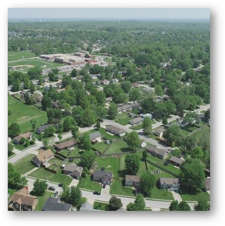 aerial photo Harrisonville